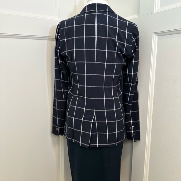 Dex New York Navy Pinsquare Double Breasted Jacket - Picture 2 of 8